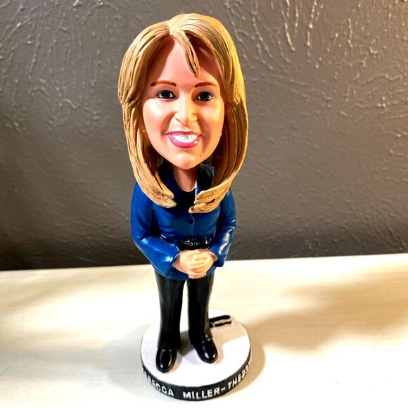 Fort Worth Meteorologist Rebecca Miller Bobblehead - Fort Worth Cats Channel 33 - Picture 4 of 6